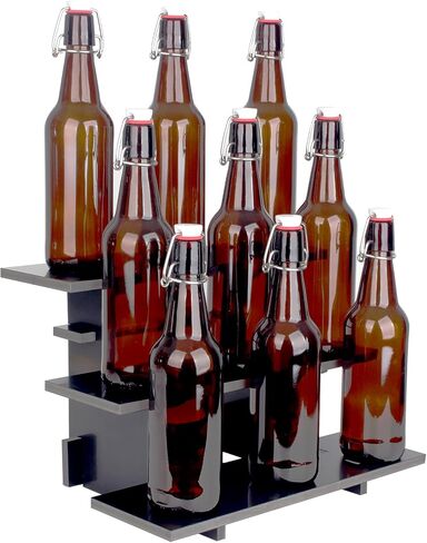 WEITELAI 3 Tier Retail Display Stand, Portable Product Display Stand, for Store Retail Cupcake、Candlesticks、Glasses、Jars、Crafts、Jewellery、Farmers Market Display Stand (Rectangular) in Saudi Arabia