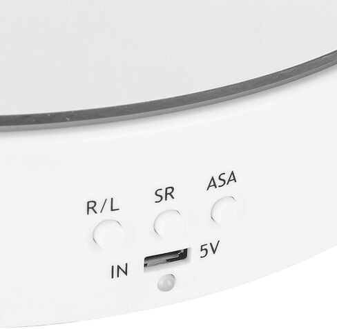 حامل عرض دوار بمحرك، قرص دوار كهربائي 360 درجة، تحميل 22 رطل، منصة دوارة أوتوماتيكية مثالية لعرض المجوهرات والساعات والمنتجات الرقمية والنظارات والحقائب in Kuwait