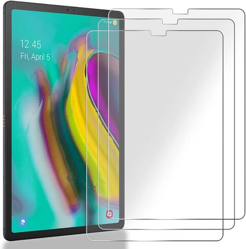واقي شاشة Vatkyc Galaxy Tab S5e، واقي شاشة لجهاز Samsung Galaxy Tab S5e/Tab S6 10.5 بوصة، طبقة حماية من الزجاج المقوى نحيفة للغاية ومضادة للخدش، خالية من الفقاعات بدقة 9H (3 عبوات) in Kuwait
