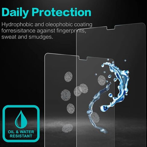 واقي شاشة Vatkyc Galaxy Tab S5e، واقي شاشة لجهاز Samsung Galaxy Tab S5e/Tab S6 10.5 بوصة، طبقة حماية من الزجاج المقوى نحيفة للغاية ومضادة للخدش، خالية من الفقاعات بدقة 9H (3 عبوات) in Kuwait