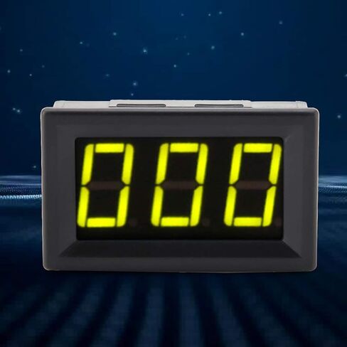 مقياس الأمبير، مقياس التيار الثابت 3 أرقام DC0-1A لآلات اللحام (الخط ذو الإضاءة الخلفية باللون الأصفر) in Saudi Arabia