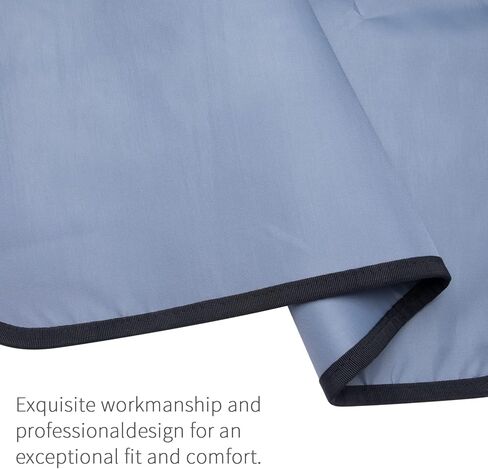 0.5mmPb Lead X-Ray Apron - Shields Protection Apron with Thyroid Lead Shield Collar Hook & Loop Closure Health Checkup Medical Use Aldult Unisex in Kuwait