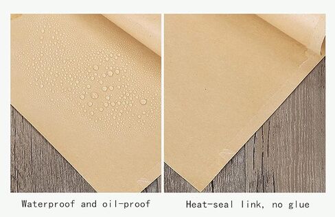 50pcs 9x7.8 Inches Food Grade Grease Resistant Kraft Paper Bag for Sandwiches, Hamburgers and Snacks. Waxed and Harmless. Great for Takeaway and Home Use. Recyclable and Eco-friendly. in Saudi Arabia