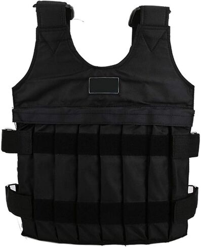 Empty Sport Weighted Vest Workout Equipment 20kg Adjustable Weight Body Weight Vest with 16 Bags in Saudi Arabia