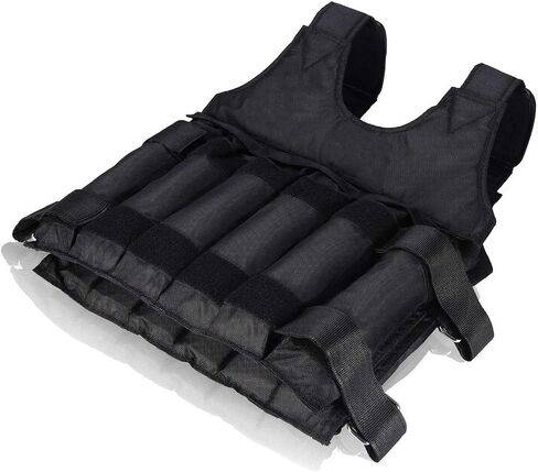 Empty Sport Weighted Vest Workout Equipment 20kg Adjustable Weight Body Weight Vest with 16 Bags in Saudi Arabia