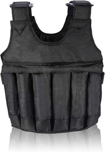 Empty Sport Weighted Vest Workout Equipment 20kg Adjustable Weight Body Weight Vest with 16 Bags in Saudi Arabia