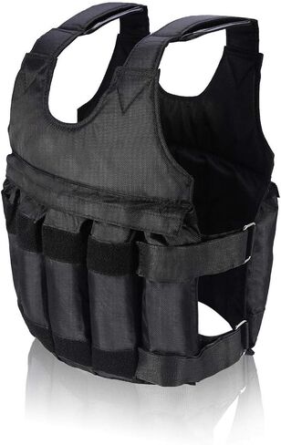 Empty Sport Weighted Vest Workout Equipment 20kg Adjustable Weight Body Weight Vest with 16 Bags in Saudi Arabia