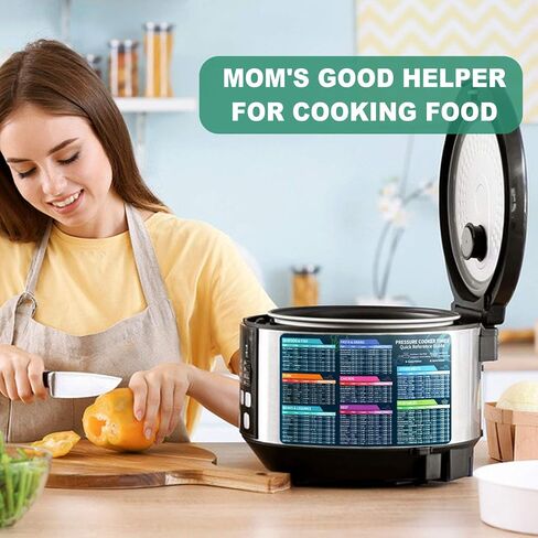 Air Fryer Magnetic Cheat Sheet Set, Cook Times Chart Air Fryer Accessories Magnet Sheet Quick Reference Guide for Cooking and Frying, Easy to Use, Excellent Kitchen Assistant in Saudi Arabia