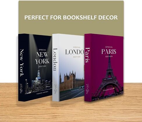 Decorative Books for Home Decor - Designer Books Decor Set, Coffee Table Books Decor, Faux Books for Decoration - Ideal for Bookshelf & Table Display - Fake Books for Decoration in Saudi Arabia