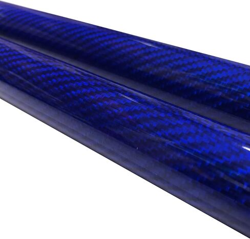 KARBXON - Carbon Fiber Tube - Blue - 14mm X 12mm X 1000mm - Hollow Carbon Fiber rods - Glossy Carbon Tubes - Pure Carbon Fibre Tubes - Lightweight High Strength Carbon Fiber Shaft - 39.4 in x .55 in in Saudi Arabia