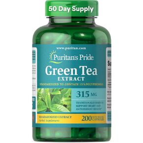 Puritan's Pride Green Tea Standardized Extract 500 mg-120 Capsules (18166) in Kuwait