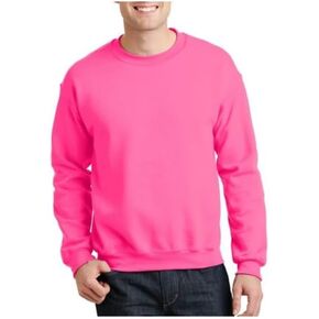 Gildan Crewneck Men's Fleece Style, (G180). Light Pink Medium in Saudi Arabia