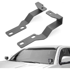 Ditch Light Brackets Hood Hinges Mount Bracket for Auxiliary Offroad LED Pod Work Lighting Compatible with 2009-2018 Dodge RAM 1500, 2019-2024 RAM1500 Classic, 2010-2018 RAM 2500 3500 (Black) in Saudi Arabia