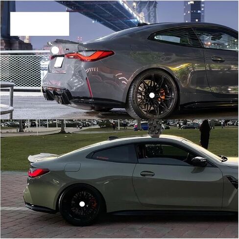 Compatible For BMW 4 Series G22 Coupe&M4 G82 PSM Style Carbon Fiber Rear Spoiler Trunk Wing 2020-2024 in Saudi Arabia