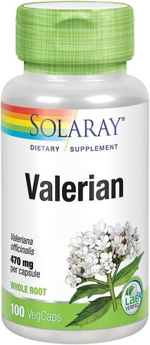 SOLARAY Valerian 470mg | Relaxation Support (100 CT) in Saudi Arabia