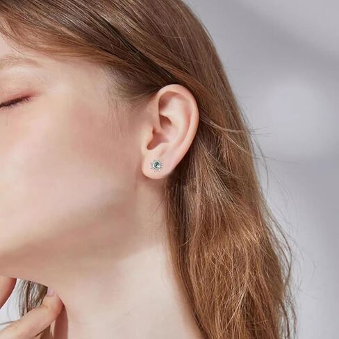 925 Sterling Silver Skull Studs Punk Earrings,Gothic Earrings Hypoallergenic Post Earrings Skull Jewelry Gift for Men Women with Gift Box, Graduation Gifts for Schoolmates Friends in Kuwait