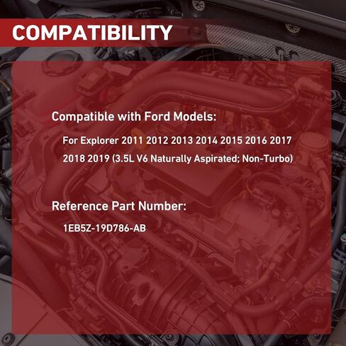 A/C Air Conditioning Compressor Clutch Assembly Kit Compatible with Ford Explorer 3.5L Non-Turbo 2011 2012 2013 2014 2015 2016 2017 2018 2019 OE EB5Z-19D786-AB in Kuwait