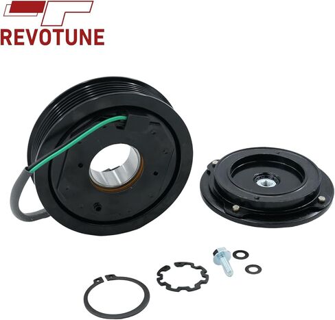 A/C Air Conditioning Compressor Clutch Assembly Kit Compatible with Ford Explorer 3.5L Non-Turbo 2011 2012 2013 2014 2015 2016 2017 2018 2019 OE EB5Z-19D786-AB in Kuwait