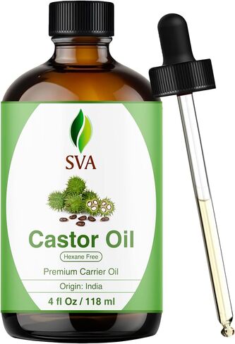 SVA Organics Cherry Kernel Oil 4 Oz -Very Faint- Nutty Scent - USDA Organic, 100% Pure, Unrefined Carrier Oil – Perfect for Skin & Hair Nourishment, Body Massage. in Kuwait