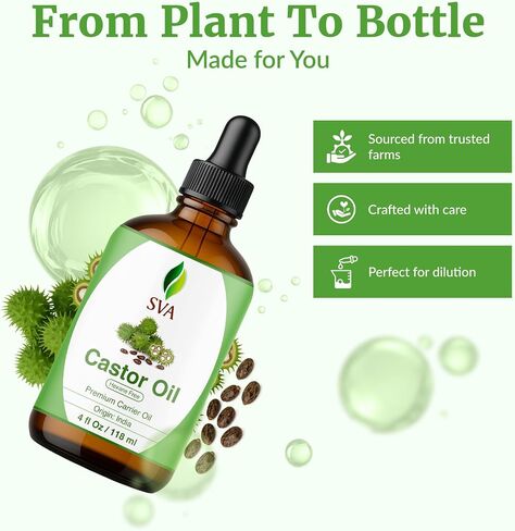 SVA Organics Cherry Kernel Oil 4 Oz -Very Faint- Nutty Scent - USDA Organic, 100% Pure, Unrefined Carrier Oil – Perfect for Skin & Hair Nourishment, Body Massage. in Kuwait