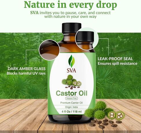 SVA Organics Cherry Kernel Oil 4 Oz -Very Faint- Nutty Scent - USDA Organic, 100% Pure, Unrefined Carrier Oil – Perfect for Skin & Hair Nourishment, Body Massage. in Kuwait