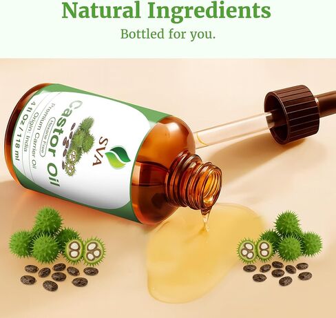 SVA Organics Cherry Kernel Oil 4 Oz -Very Faint- Nutty Scent - USDA Organic, 100% Pure, Unrefined Carrier Oil – Perfect for Skin & Hair Nourishment, Body Massage. in Kuwait
