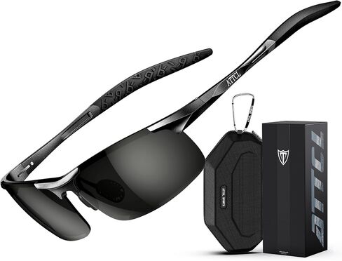 ATTCL 0.9 oz Polarized Sunglasses Men Al-Mg Metal Golf Fishing Sports UV400 in Saudi Arabia