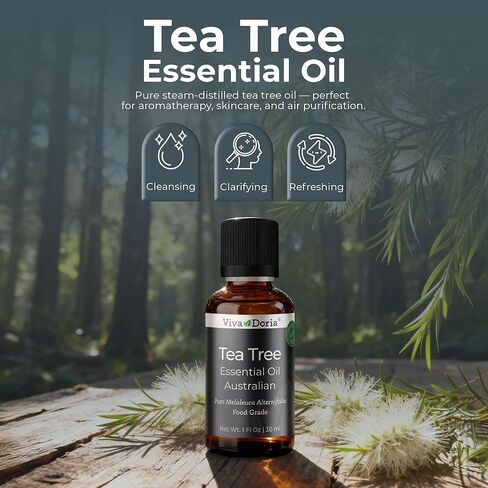 Viva Doria 100% Pure Pine Essential Oil, Undiluted, Food Grade, Hungarian Pine Oil 30 mL (1 Fluid Ounce) in Saudi Arabia