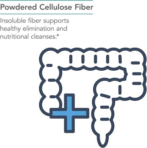 Nutricology Dietary Fiber Cellulose Powder - Insoluble Fiber, Colon Health - 250 Grams (8.8 oz) in Kuwait