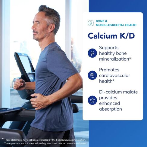 Pure Encapsulations Calcium K/D | Supplement for Bone Strength, Immune System, Colon, and Cardiovascular Health* | 60 Capsules in Saudi Arabia