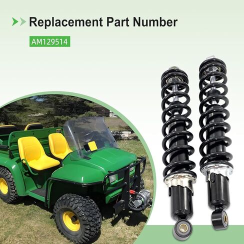 AM135375 ممتص الصدمات الخلفي متوافق مع John Deere Gator HPX 2004-2017، HPX 615E 815E 2018-2020، XUV620i 2007-2010، XUV850D 4x4 ديزل 2007-2010 (2 قطعة) in Kuwait