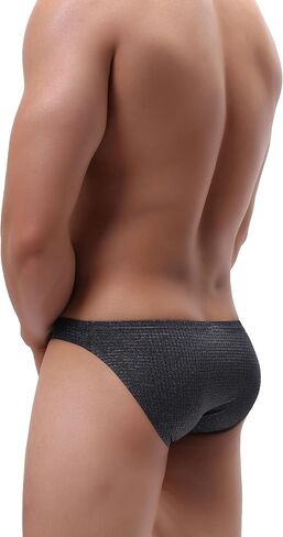 IKINGSKY Men's Big Pouch Briefs Sexy Bulge Underwear High Stretch Mens Bikini Under Panties in Kuwait