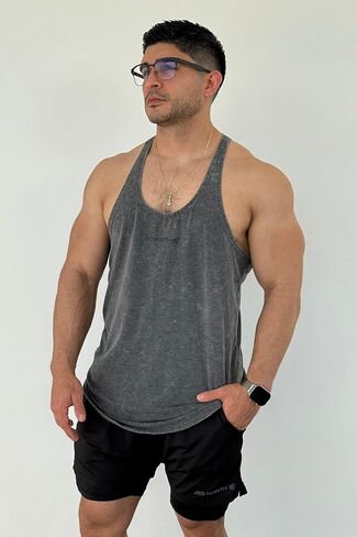 Jed North Bodybuilding Stringer Gym Tank Top Singlet Racerback in Kuwait