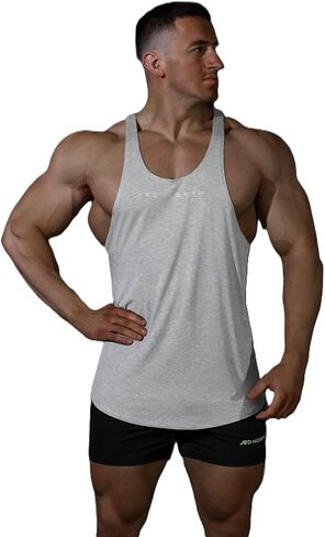 Jed North Bodybuilding Stringer Gym Tank Top Singlet Racerback in Kuwait