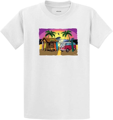 Koloa Surf Wave Logo Moisture Wicking Athletic All Sport Training T-Shirts in Kuwait