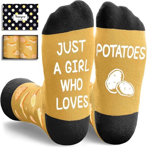 HAPPYPOP Sunflower Gifts For Women Girls - Funny Sunflower Socks, Sunshine Gift For Flower Lovers, Plant Sock For Gardening Enthusiasts in Saudi Arabia