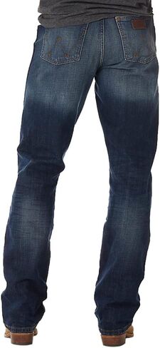 Wrangler Men's Retro Layton Slim Fit Bootcut Jeans Big Indigo 44W x 34L in Saudi Arabia