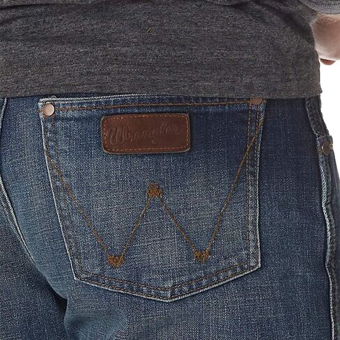 Wrangler Men's Retro Layton Slim Fit Bootcut Jeans Big Indigo 44W x 34L in Saudi Arabia