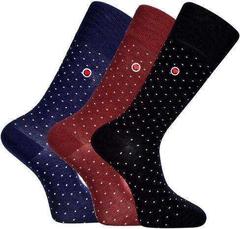 حزمة من 3 قطع للرجال. جوارب رجالية فاخرة بألوان غير تقليدية منقوشة من شركة Love Sock Company in Kuwait