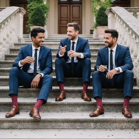 حزمة من 3 قطع للرجال. جوارب رجالية فاخرة بألوان غير تقليدية منقوشة من شركة Love Sock Company in Kuwait