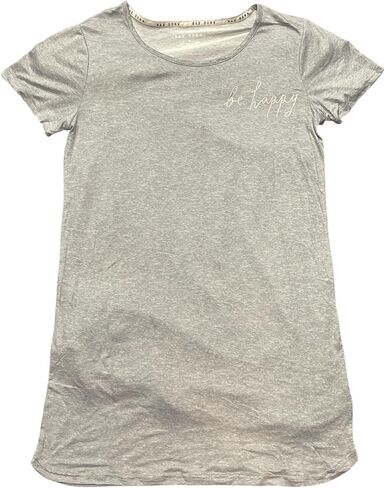 Rae Dunn Women's 2-Pack Short Sleeve Shirttail Graphic Text Nightshirts Soft Fabric Comes with Two Nightgowns in Saudi Arabia