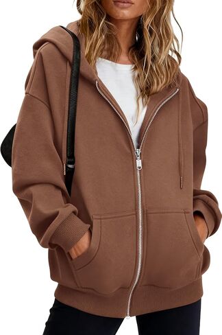 BTFBM Womens Zip Up Hoodies Fleece Sweatshirts 2025 Fall Fashion Throbit in Saudi Arabia
