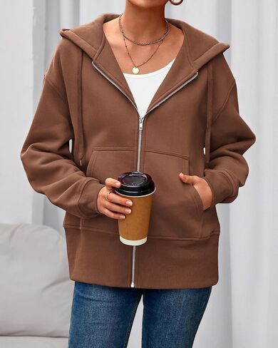 BTFBM Womens Zip Up Hoodies Fleece Sweatshirts 2025 Fall Fashion Throbit in Saudi Arabia
