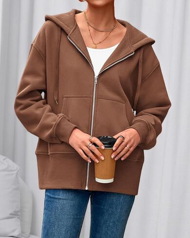BTFBM Womens Zip Up Hoodies Fleece Sweatshirts 2025 Fall Fashion Throbit in Saudi Arabia