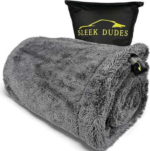 Sleek Max Dry 2K – 2000GSM Microfiber Car Drying Towel (20"x31"), Ultra Absorbent in Saudi Arabia