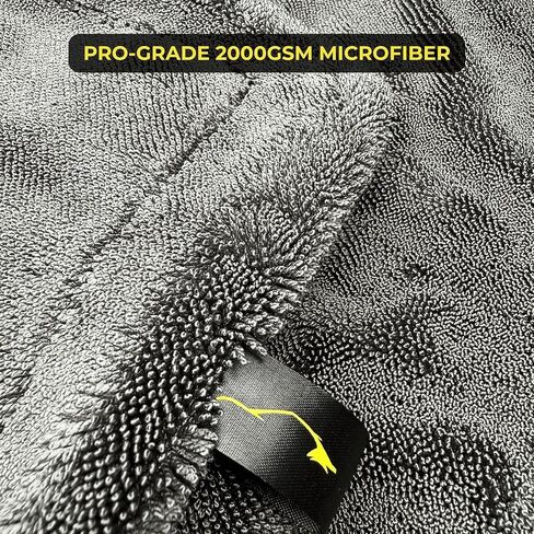 Sleek Max Dry 2K – 2000GSM Microfiber Car Drying Towel (20"x31"), Ultra Absorbent in Saudi Arabia