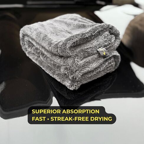 Sleek Max Dry 2K – 2000GSM Microfiber Car Drying Towel (20"x31"), Ultra Absorbent in Saudi Arabia