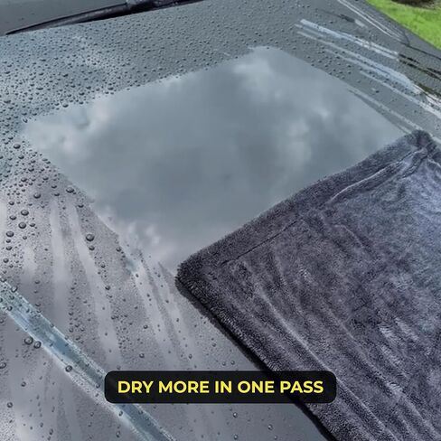 Sleek Max Dry 2K – 2000GSM Microfiber Car Drying Towel (20"x31"), Ultra Absorbent in Saudi Arabia