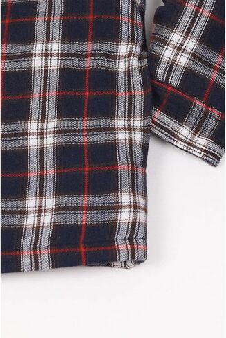 ZENTHACE Men's Thicken Plaid Hooded Flannel Shirt Jacket with Quilted Lined,Zipper&Snap in Kuwait