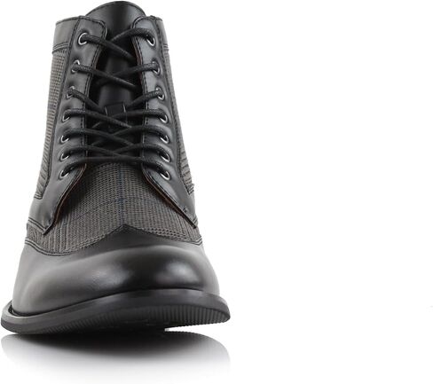 Ferro Aldo Raymond MFA806031 Mens Casual Brogue Mid-Top Lace-Up Uniform Dress Boots in Kuwait